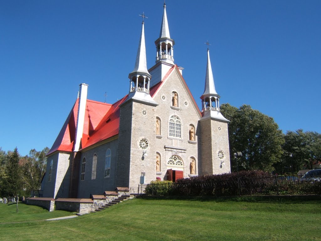 Eglise de Sainte-Famille sur l'île d'Orléans